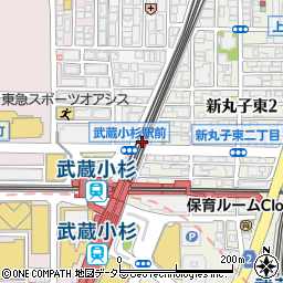 ハライッパイ 武蔵小杉店周辺の地図