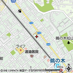 東京都大田区鵜の木3丁目11周辺の地図