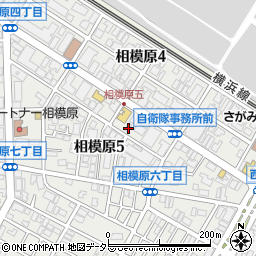 神奈川県相模原市中央区相模原5丁目7-21周辺の地図