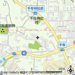 神奈川県川崎市高津区千年511-2周辺の地図