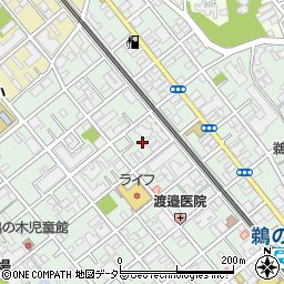 東京都大田区鵜の木3丁目16周辺の地図