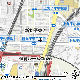 武蔵小杉合同法律事務所周辺の地図