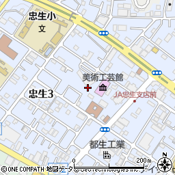 東京都町田市忠生周辺の地図