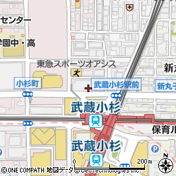 三菱ＵＦＪ銀行武蔵小杉支店 ＡＴＭ周辺の地図