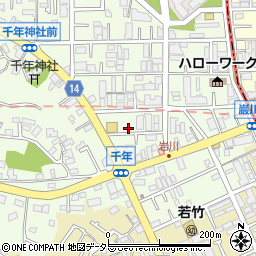 神奈川県川崎市高津区千年659-4周辺の地図