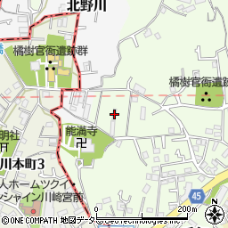 神奈川県川崎市高津区千年368周辺の地図