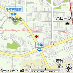 神奈川県川崎市高津区千年661-1周辺の地図