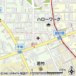 神奈川県川崎市高津区千年652周辺の地図