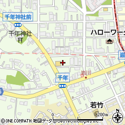 神奈川県川崎市高津区千年660周辺の地図
