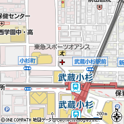 やきとり工房 武蔵小杉店周辺の地図