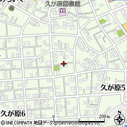 東京都大田区久が原5丁目7周辺の地図
