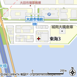 大田市場　株式会社東果周辺の地図