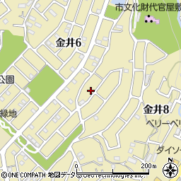 東京都町田市金井6丁目25周辺の地図