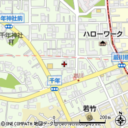 神奈川県川崎市高津区千年658-1周辺の地図
