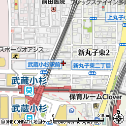 Ｊ’Ｓメディカル整体院　武蔵小杉周辺の地図