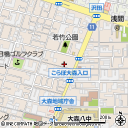 クリエイトＳＤ大森店周辺の地図