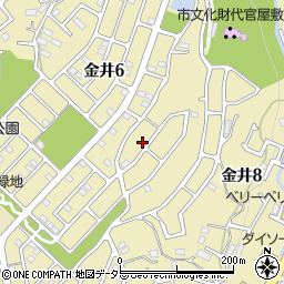 東京都町田市金井6丁目25-17周辺の地図