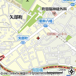 東京都町田市矢部町12周辺の地図