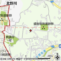 神奈川県川崎市高津区千年363-13周辺の地図