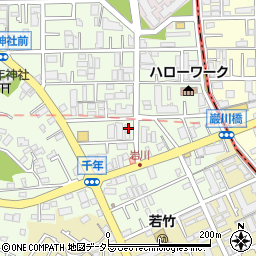 神奈川県川崎市高津区千年656-1周辺の地図