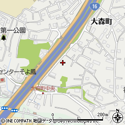 千葉県千葉市中央区大森町216-7周辺の地図