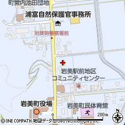 ファミリーマート岩美町浦富店周辺の地図