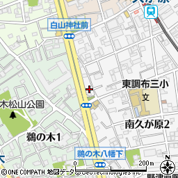 東京都大田区南久が原2丁目19-41周辺の地図