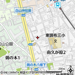 東京都大田区南久が原2丁目10-18周辺の地図