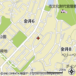 東京都町田市金井6丁目25-8周辺の地図