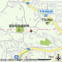 神奈川県川崎市高津区千年520-12周辺の地図