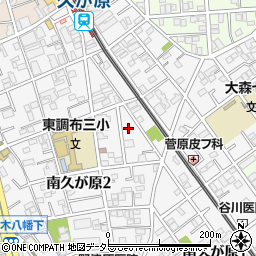 東京都大田区南久が原2丁目15-18周辺の地図