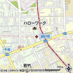 神奈川県川崎市高津区千年648-12周辺の地図