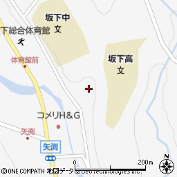 岐阜県中津川市坂下1525-7周辺の地図