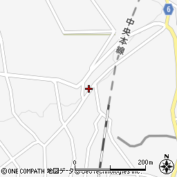 岐阜県中津川市坂下155-3周辺の地図