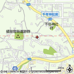 神奈川県川崎市高津区千年521-15周辺の地図