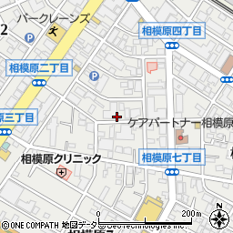 神奈川県相模原市中央区相模原周辺の地図