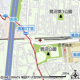 東急鷺沼変電所周辺の地図