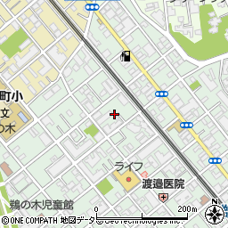 東京都大田区鵜の木3丁目17周辺の地図