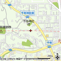 神奈川県川崎市高津区千年526周辺の地図