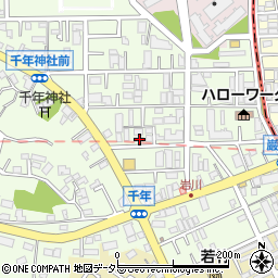 神奈川県川崎市高津区千年670-2周辺の地図