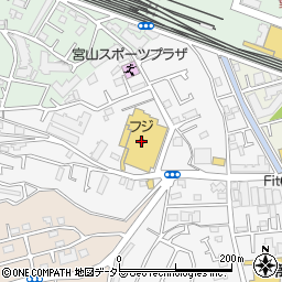 ホームセンターコーナン宮前上野川店周辺の地図