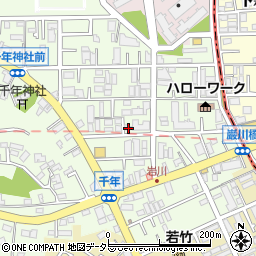 神奈川県川崎市高津区千年674周辺の地図