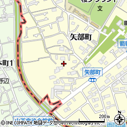 東京都町田市矢部町2603周辺の地図