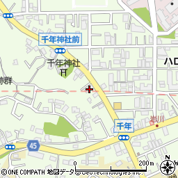 神奈川県川崎市高津区千年543-1周辺の地図