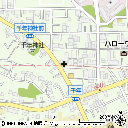 神奈川県川崎市高津区千年662周辺の地図