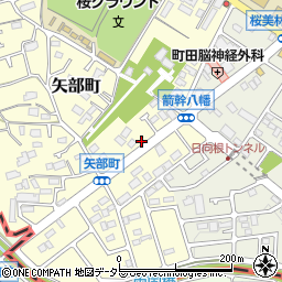 東京都町田市矢部町13周辺の地図