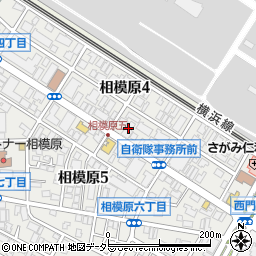 カギの救急車相模原相模原市・田名・相原・大野台・城山・下溝２４時間受付担当周辺の地図