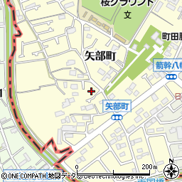 東京都町田市矢部町2601周辺の地図