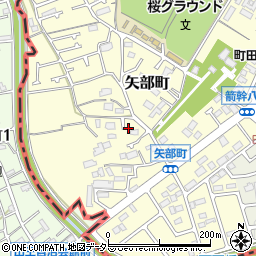 東京都町田市矢部町2602周辺の地図