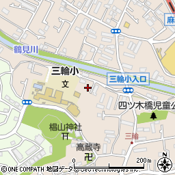 東京都町田市三輪町326周辺の地図